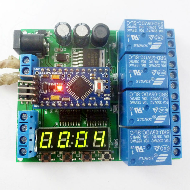 Dc 5-24 v 4ch  ̴ plc     arduino led ÷ Ŭ  Ÿ̸ ġ on/off